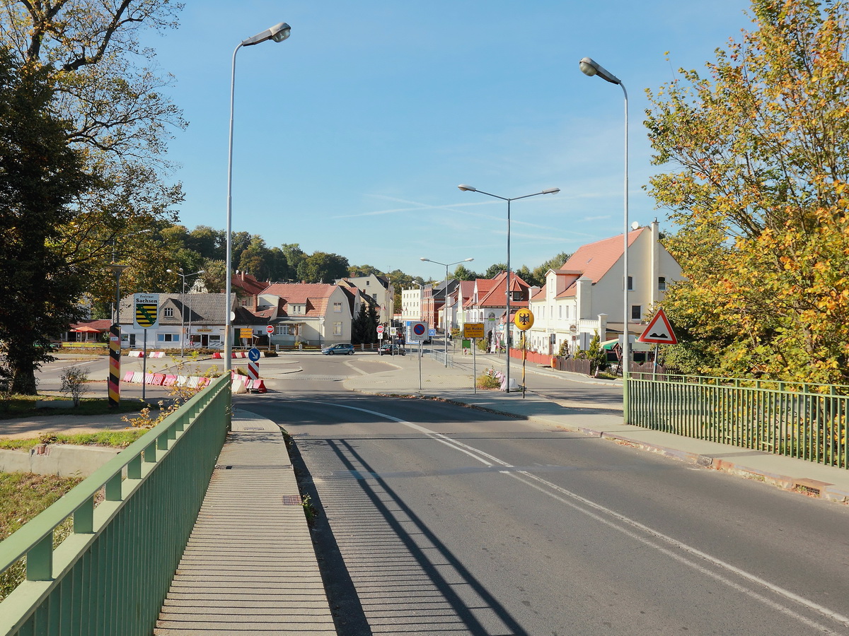 02. Oktober 2015, bergang von Lugknitz (Polen) nach Bad Muskau.

