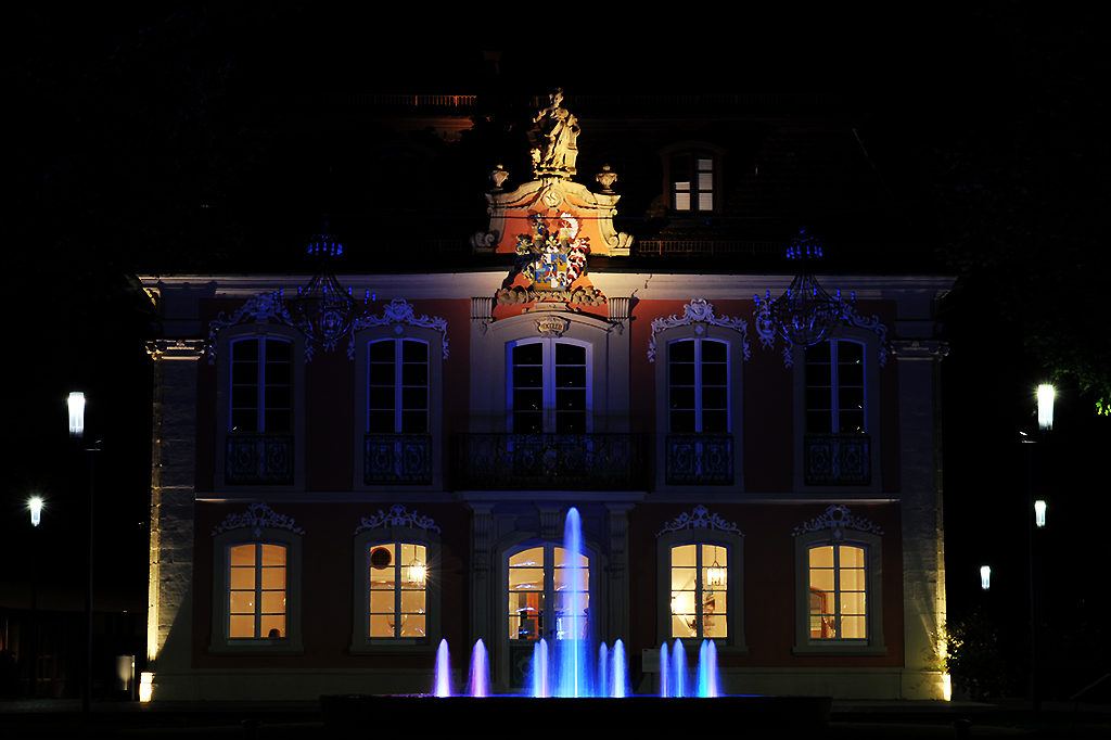 05.10.2016 Rokoko Schlsschen in Schwbisch Gmnd bei Nacht