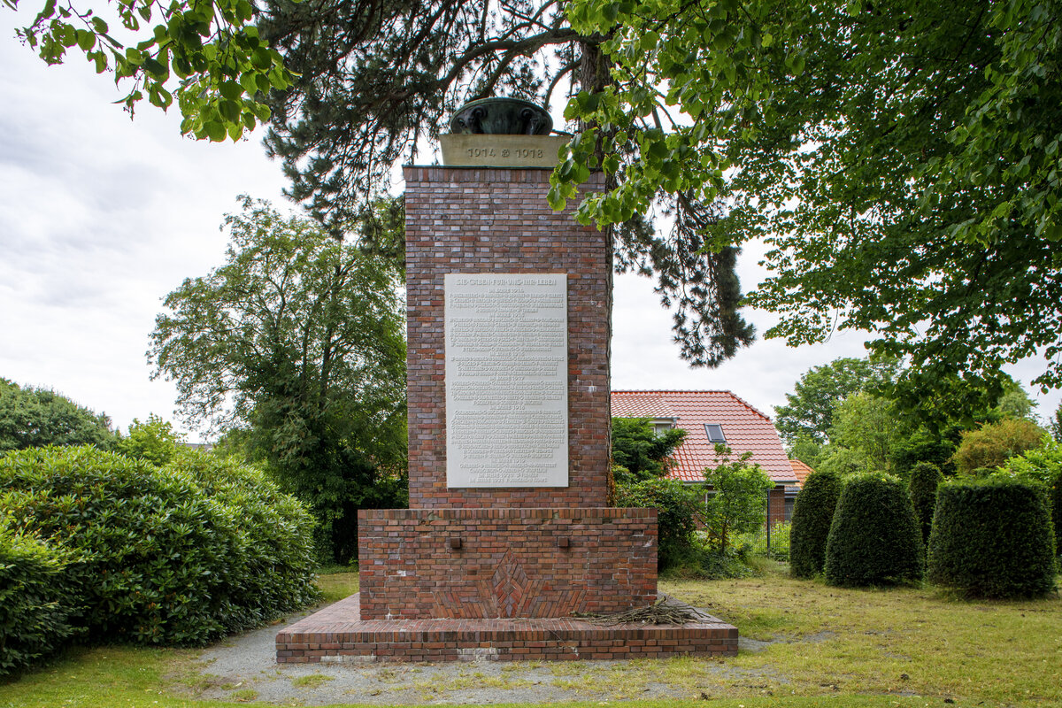 19.6.2022 - Mein schnes Zetel in Friesland - Kriegerdenkmal 1914-1918