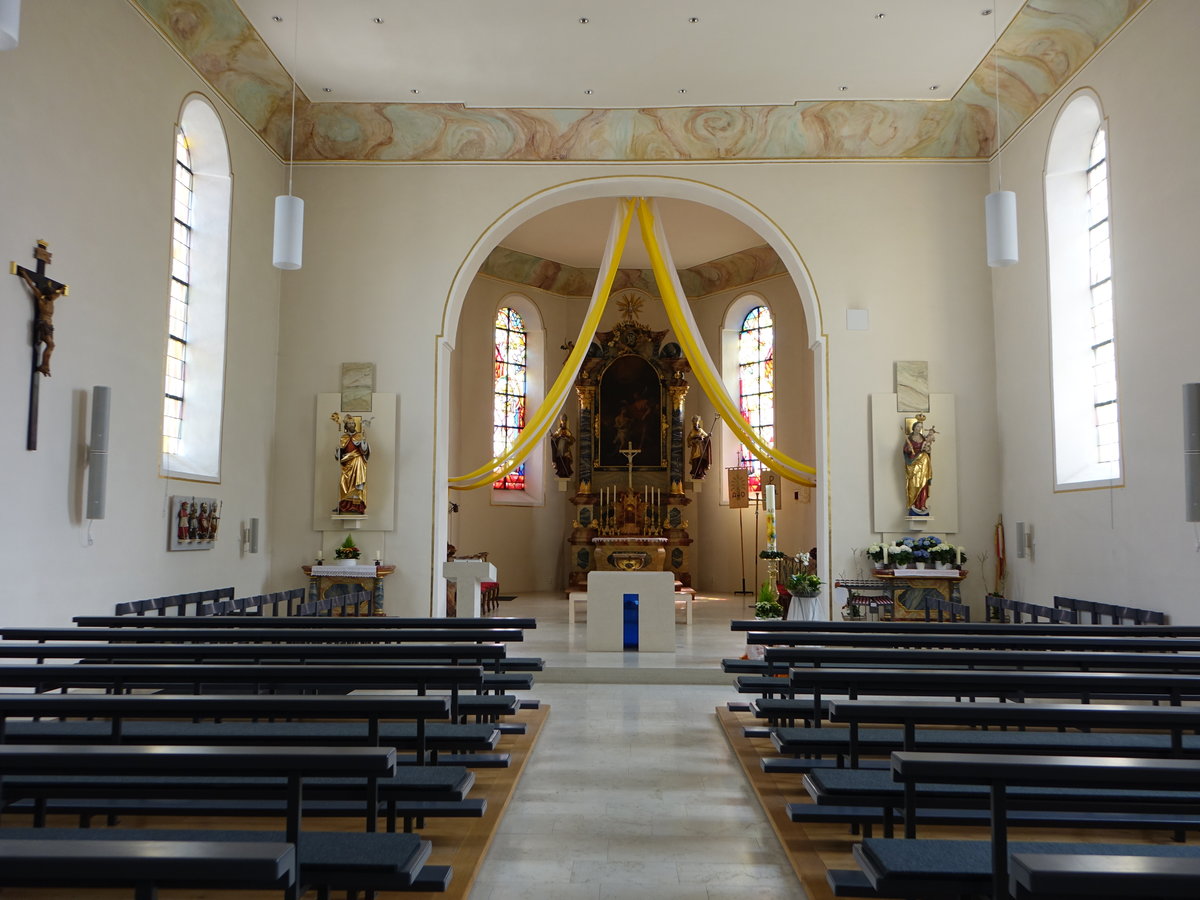 Aach, Hochaltar in der kath. St. Nikolaus Kirche (25.05.2017)