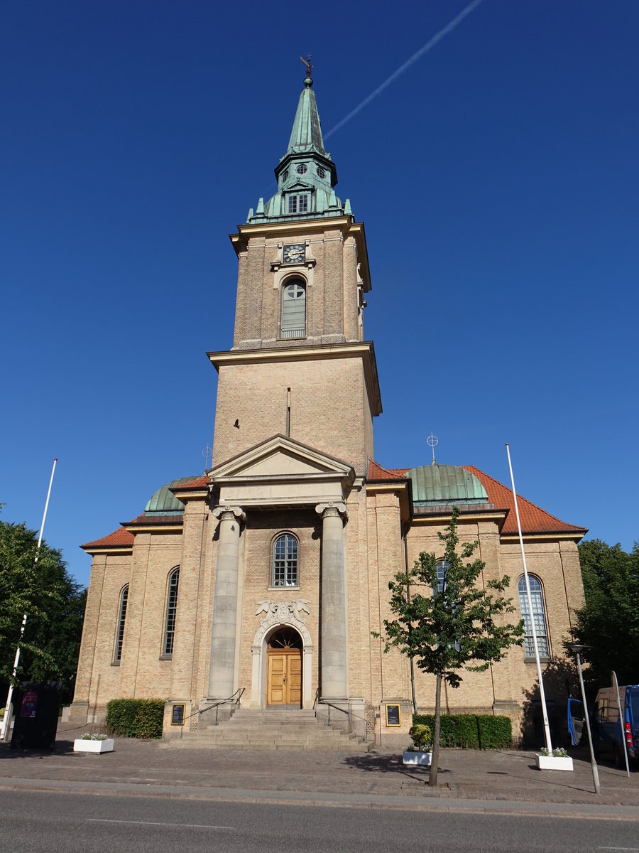 Aalborg, St. Ansgar Kirche, erbaut von bis 1929 (08.06.2018)