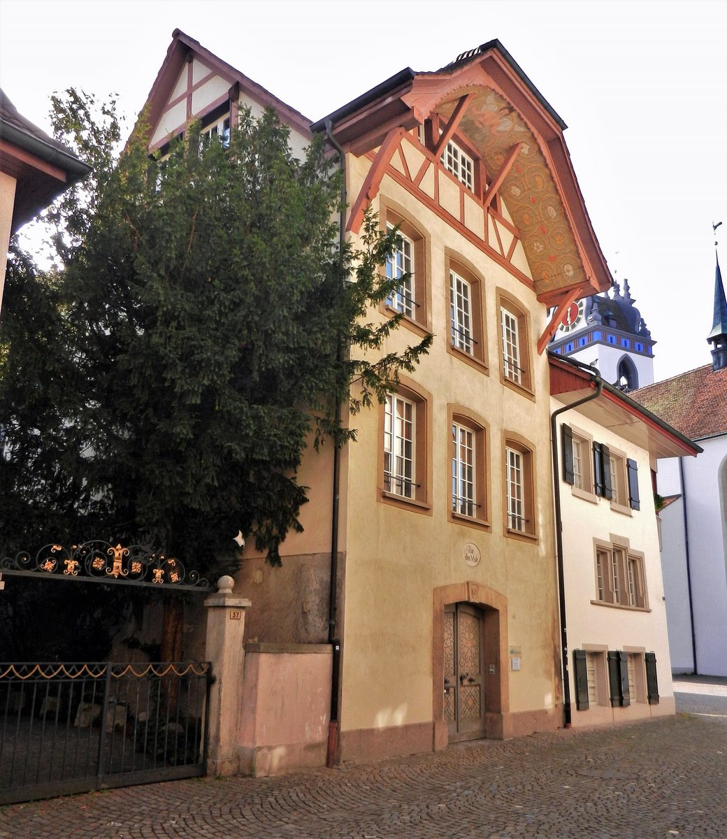 Aarau, Milchgasse 41 “Zur alten Schule”. Baujahr ca. 1608, Renovation 1980 - 02.08.2013