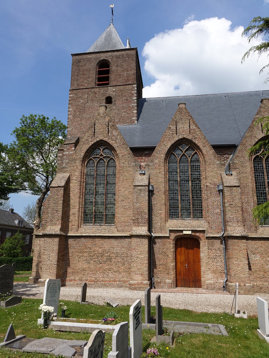 Abbenbroek, St. gidius Kirche, erbaut ab 1491 (11.05.2016)
