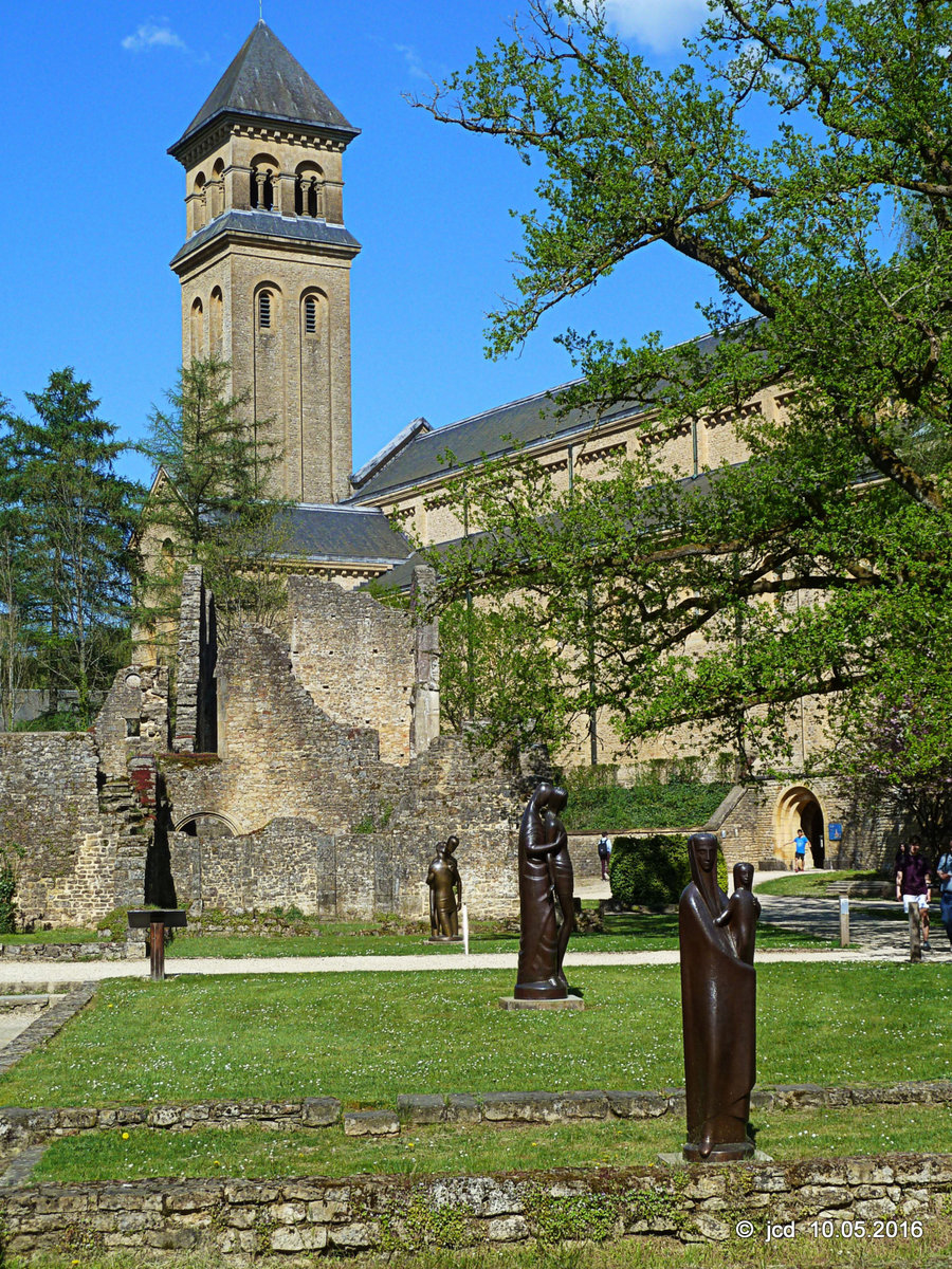 Abtei Notre-Dame d'Orval in Villers-devant-Orval am 08.05.2016