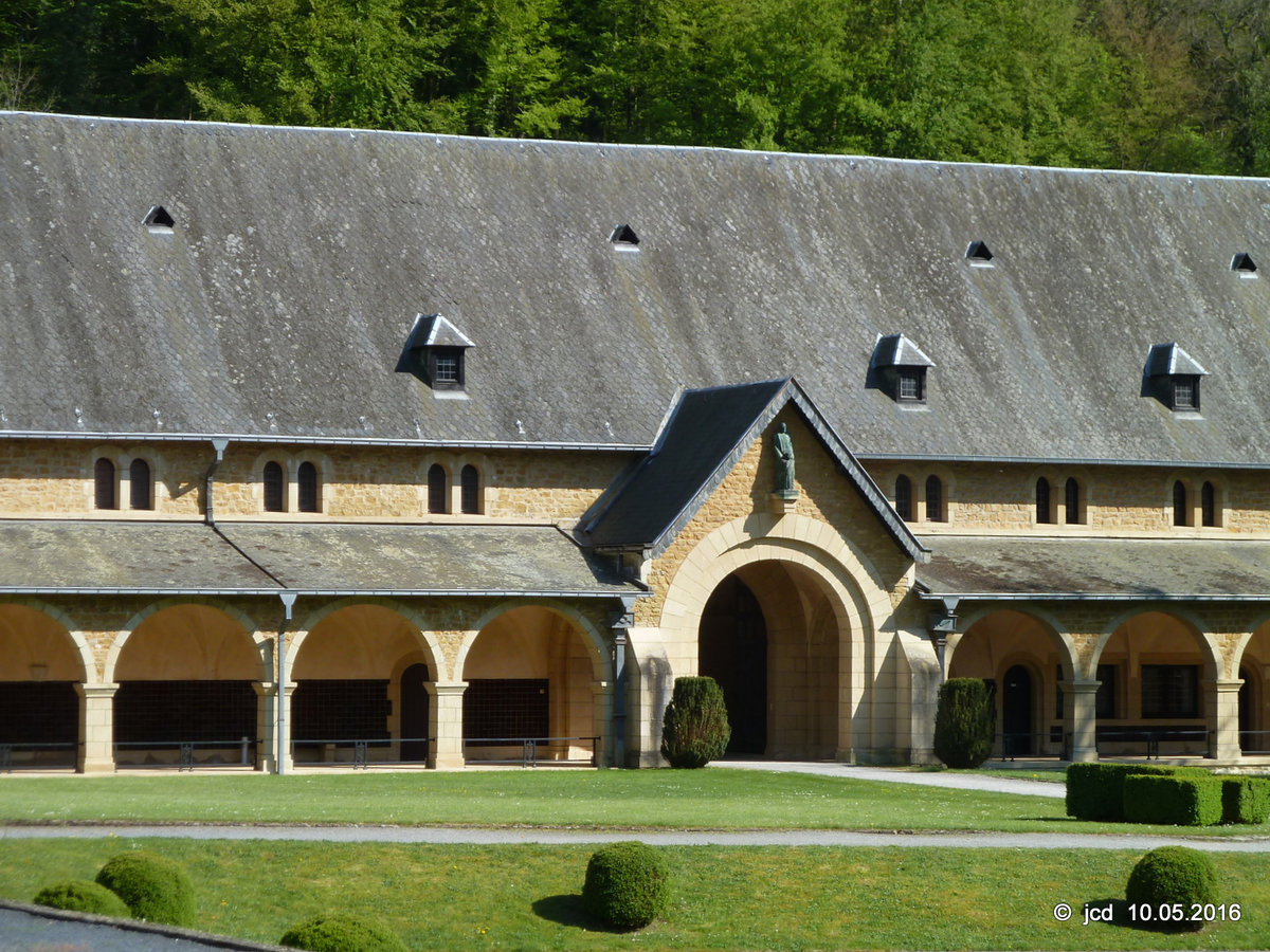 Abtei Notre-Dame d'Orval in Villers-devant-Orval am 08.05.2016