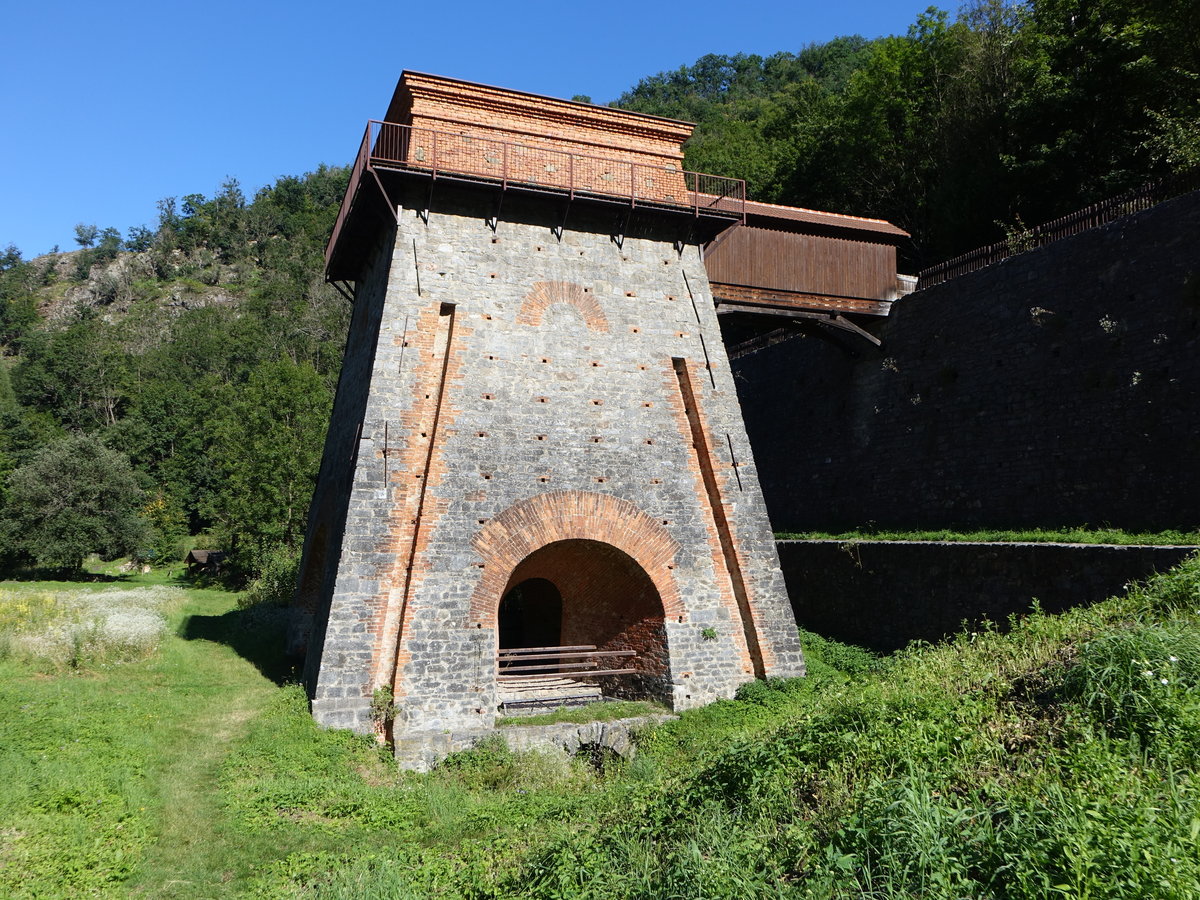 Adamov / Adamsthal, Eisenhtte Huť Frantika, Auenstelle des Technischen Museums in Brnn (01.08.2020)