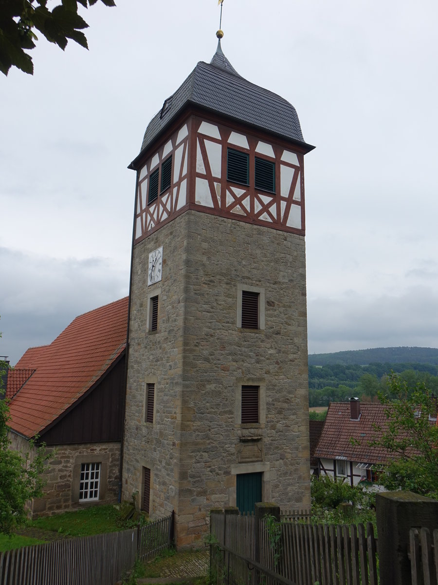 Adelebsen, Ev. Kirche St. Martini, erbaut im 13. Jahrhundert (06.06.2019)