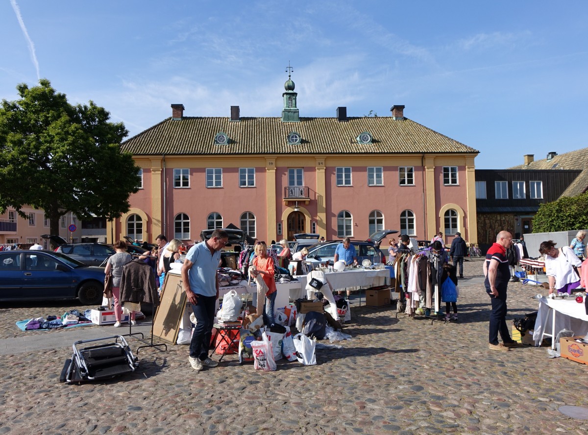 ngelholm, Tinghus am Tingstorget, Handwerksmuseum im ehem. Gefngnis von 1780 (13.06.2015)