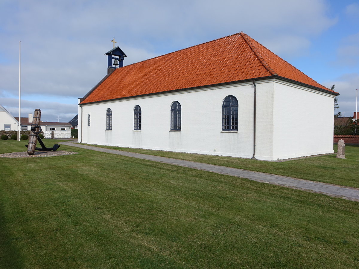 Agger, evangelische Dorfkirche am Vesterhavsvej, erbaut 1932 (19.09.2020)