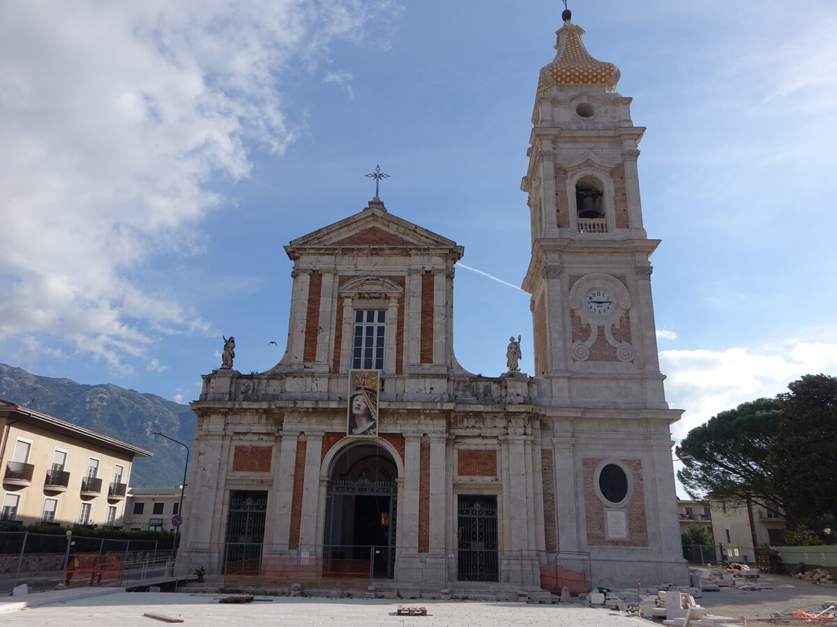 Airola, Pfarrkirche dell Annunziata, erbaut bis 1562 (24.09.2022)