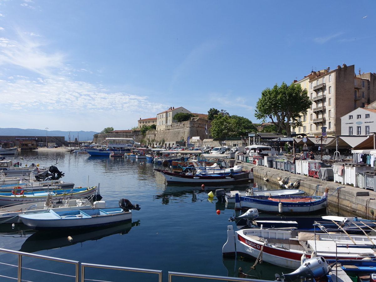 Ajaccio, Hafen an der Strae Jetee de la Citedelle (20.06.2019)