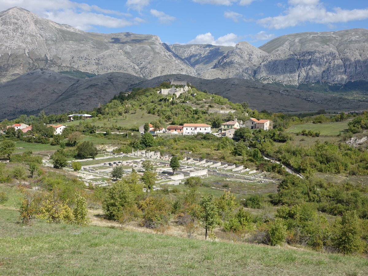 Alba Fucens, rmische Ausgrabungen und Castello Orsini (19.09.2022)