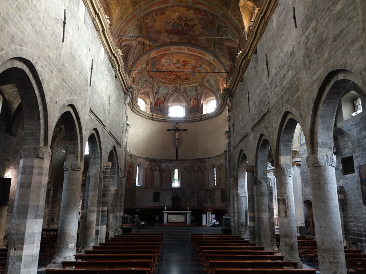 Albenga, Innenraum der Kathedrale St. Michael (04.10.2021)