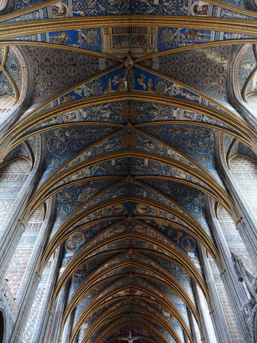 Albi, Deckenfresken in der Kathedrale St. Cecile, 15. Jahrhundert (30.07.2018)