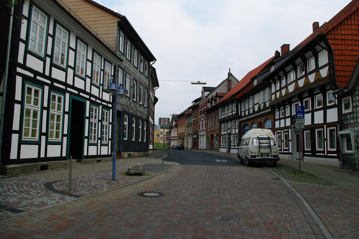 Alfeld/ Leine, historische Fachwerkhuser in der Seminarstrae (11.05.2010)