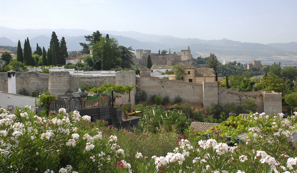 Alhambra, Granada (Andalusien, Spanien). Aufnahmedatum: 16. Juli 2014.