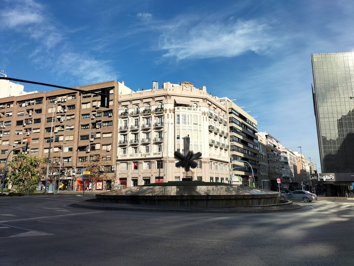 Alicante, Plaza de la Estrella, Sternenplatz, 12.12.2023