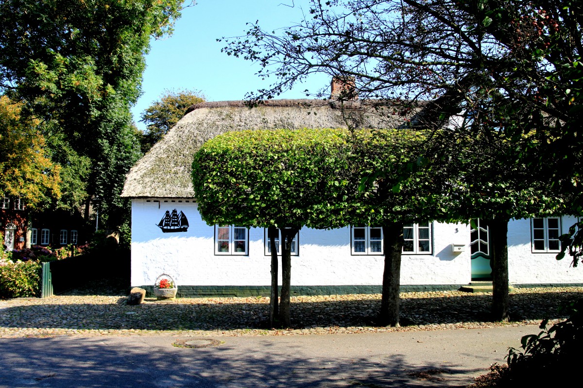 Alkersum auf Fhr, aufgenommen am 18.09.2014.