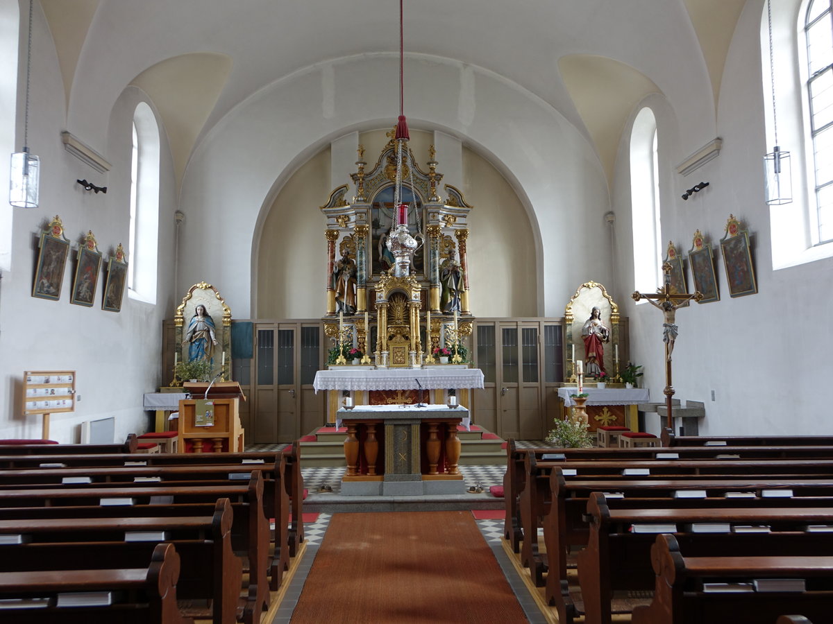 Allersdorf, Innenraum der kath. Filialkirche Mater Dolorosa (04.11.2017) 