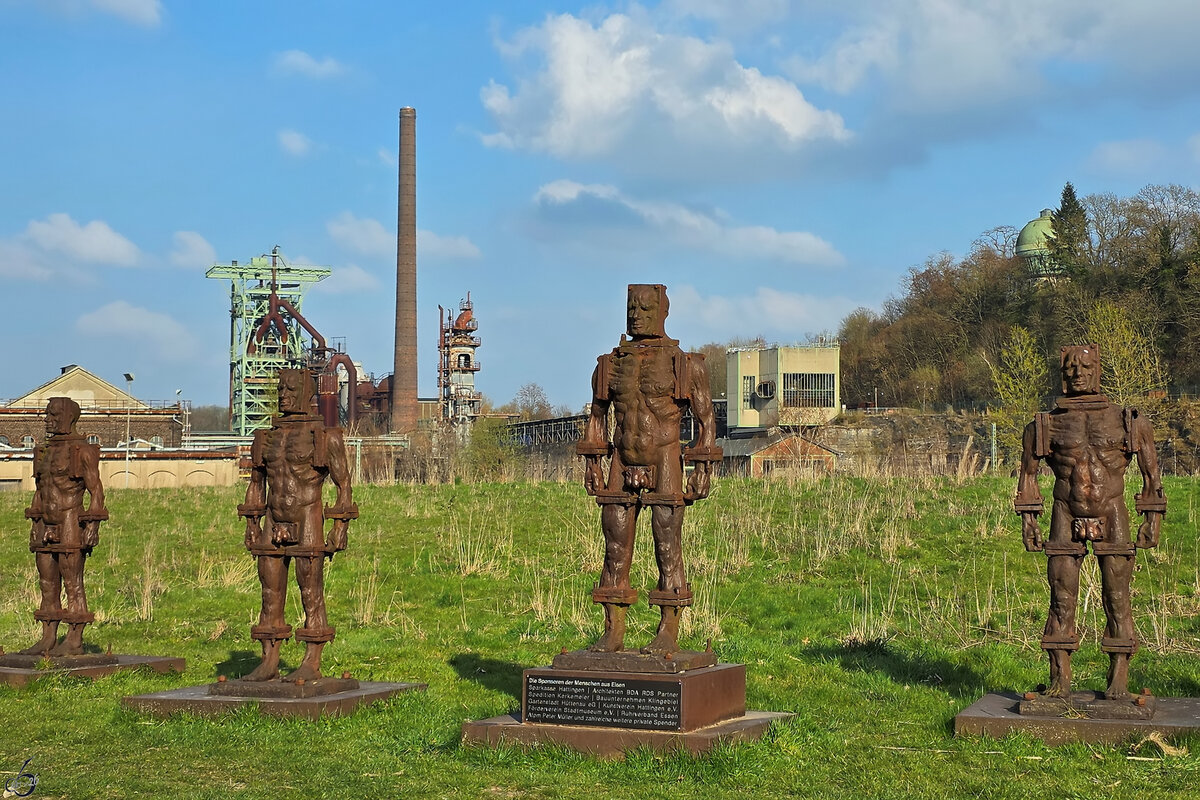 Als Standort f�r die 1996 geschaffenen Eisenm�nner wurde der Park in der N�he der Henrichsh�tte in Hattingen ausgew�hlt. (M�rz 2026)