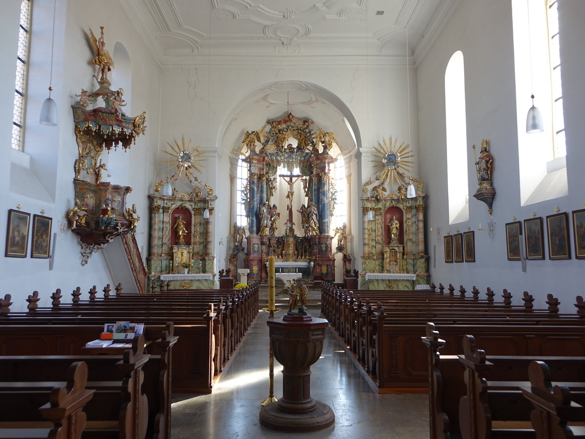 Alsleben, Altre in der kath. Pfarrkirche St. Kilian (15.10.2018)