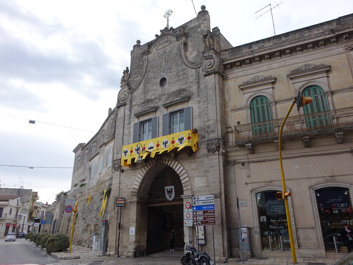 Altamura, Porta Bari in der Via Vittorio Veneto (29.09.2022)