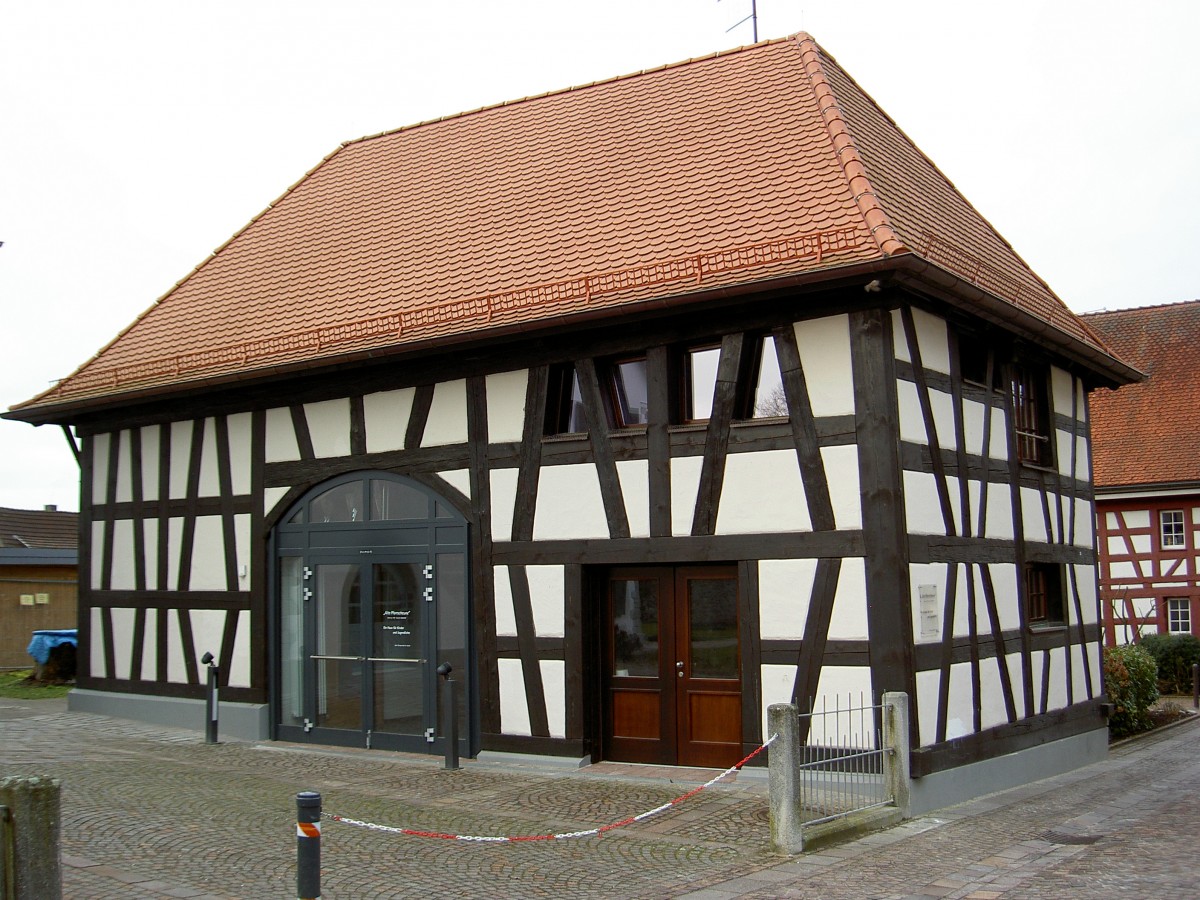 Alte Pfarrscheune in Horn, erbaut 1760, renoviert von 2008 bis 2009 (23.02.2014)