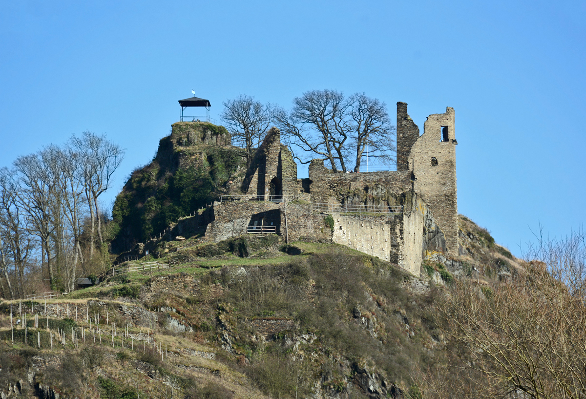 Altenahr - Burg bzw. Burgruine  Are  - 25.02.2015