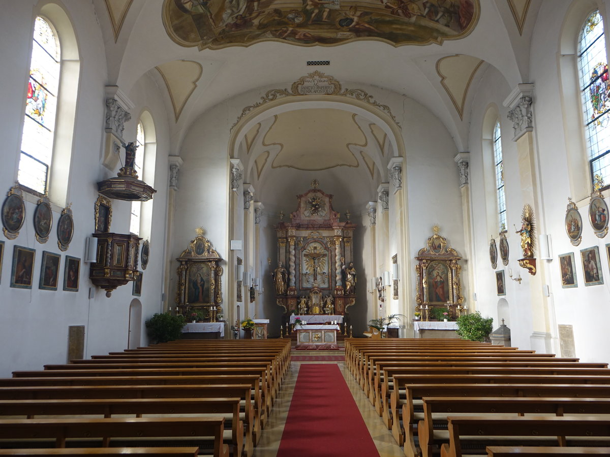 Altenbuch, barocke Altre und Kanzel in der St. Rupert Kirche (13.11.2016)