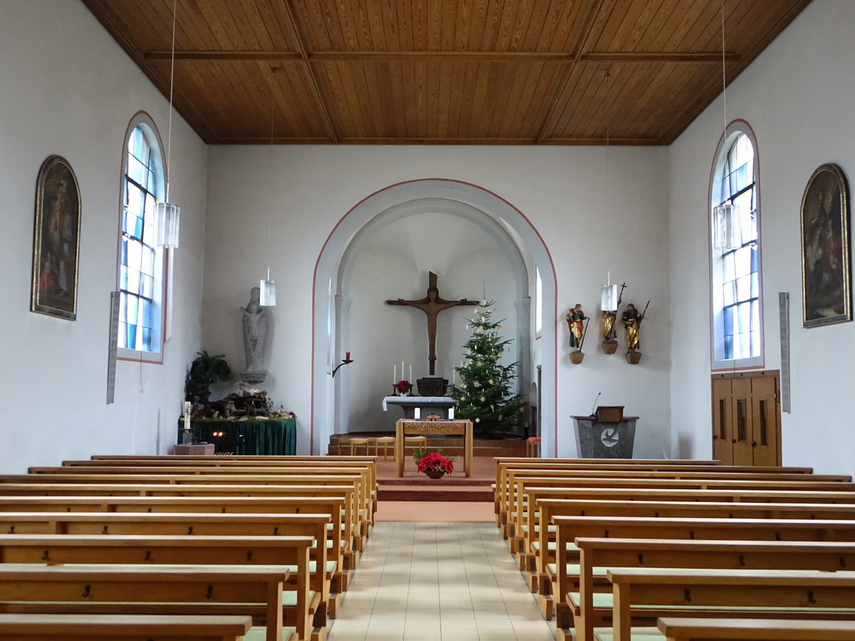 Altenburg, kath. Pfarrkirche St. Jakobus, erbaut 1711 (30.12.2018)