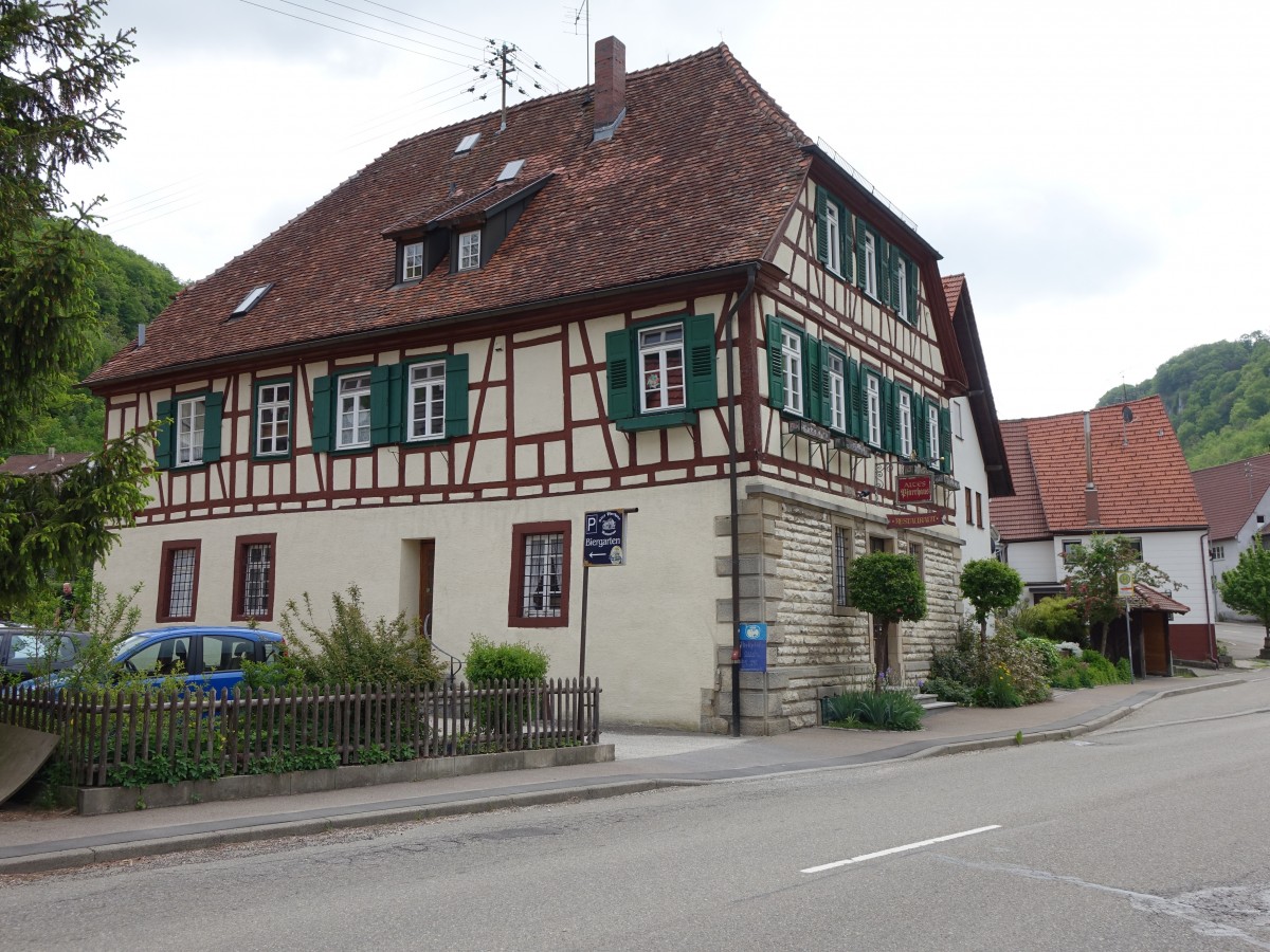 Altes Pfarrhaus in Gutenberg, heute Restaurant (10.05.2015)