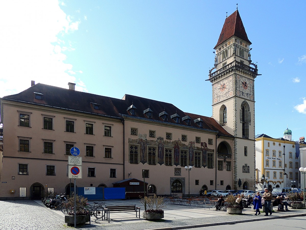 Altes-Rathaus der Dreiflssestadt Passau;131012