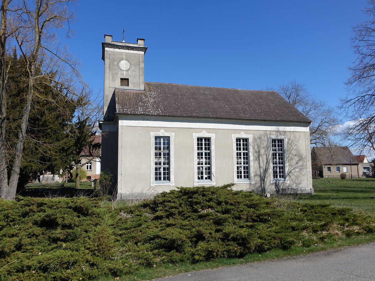 Altm�dewitz, evangelische Kirche, erbaut 1837 (08.04.2026)