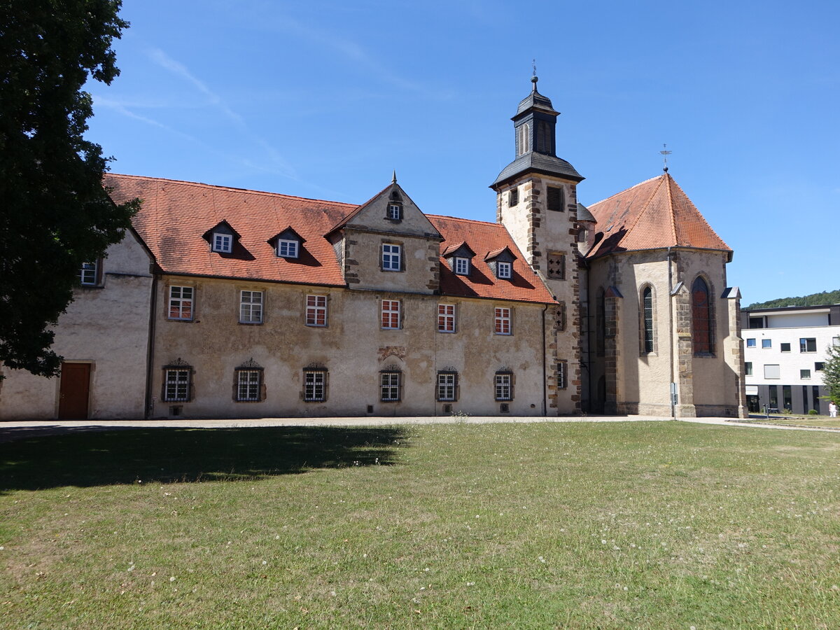 Altmorschen, Kloster Haydau, gegrndet 1235, aufgelst 1527, danach landgrfliches Jagdschloss (07.08.2022)