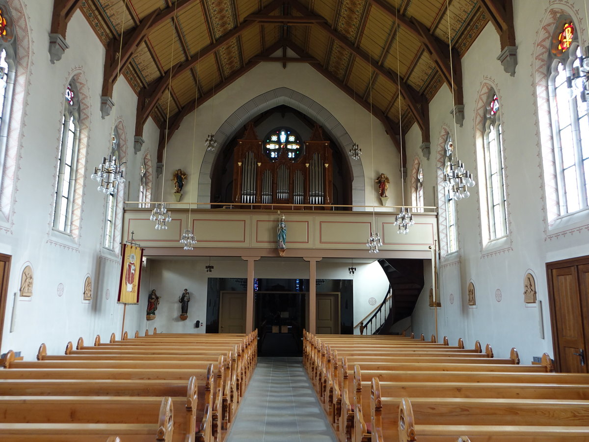 Altoberndorf, Orgel von Franz Xaver Spth in der St. Silvester Kirche (19.08.2018)