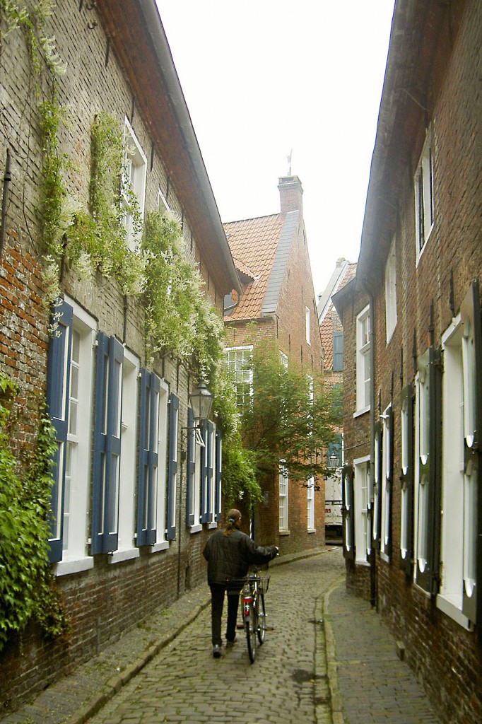 Altstadt in Leer (Ostfriesland): Aufnahme: August 2005.