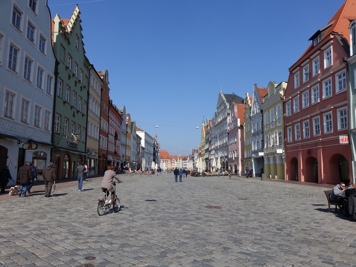 Altstadtplatz in Landshut (20.03.2016)