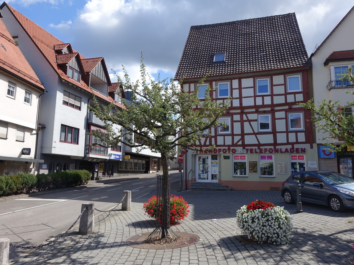 Am Marktplatz von Gaildorf (06.09.2015)
