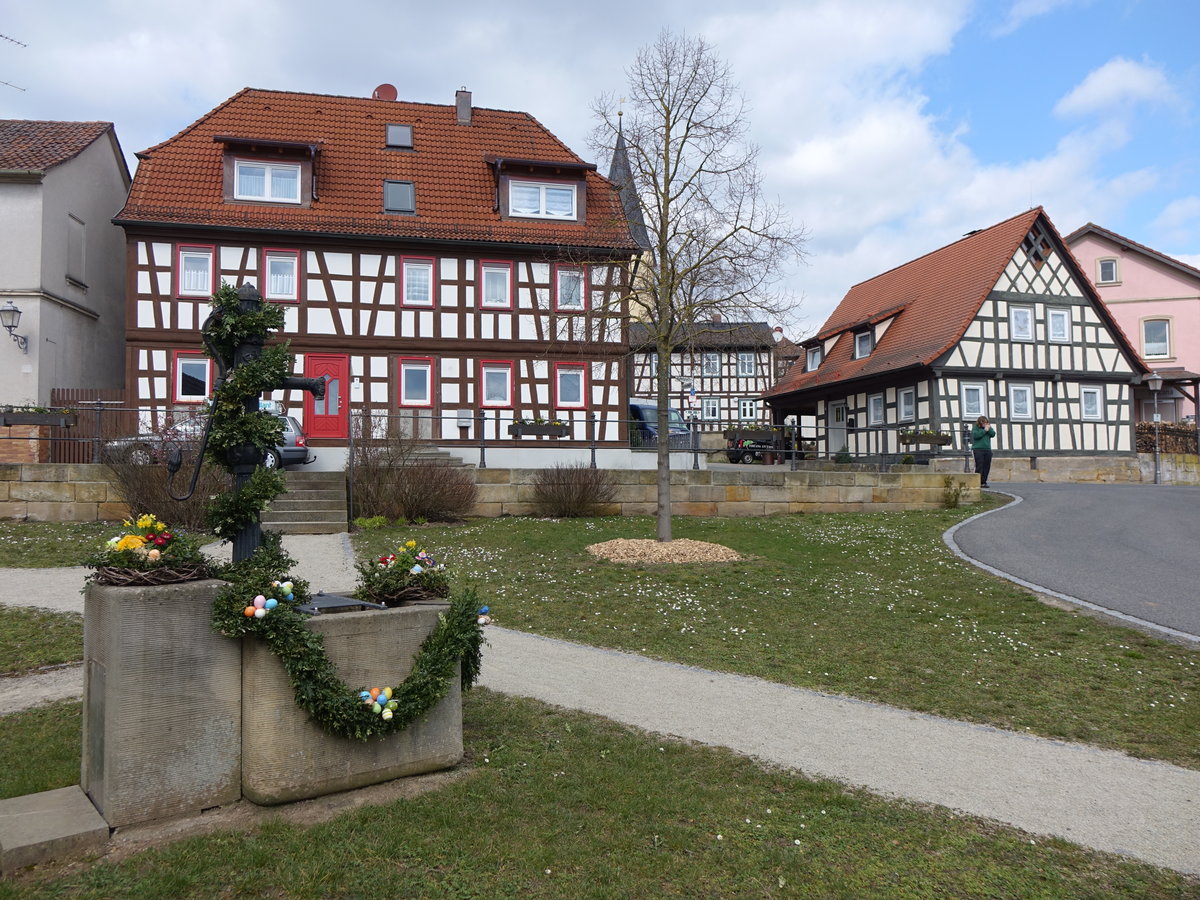 Am Marktplatz von Untermerzbach (24.03.2016)
