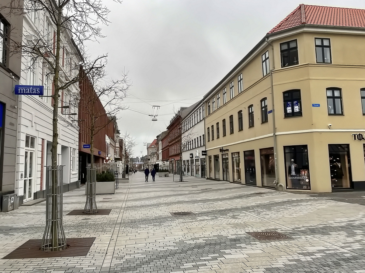 Am Musikhaus / Museum in Dnemark in Esbjerg am 17. Februar 2024.