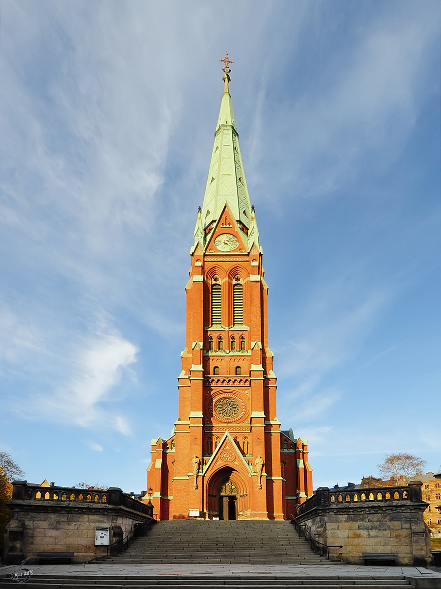Am Pfingstsonntag im Jahre 1890 erfolgte die Einweihung der Johanneskirche. (Stockholm, Oktober 2011)