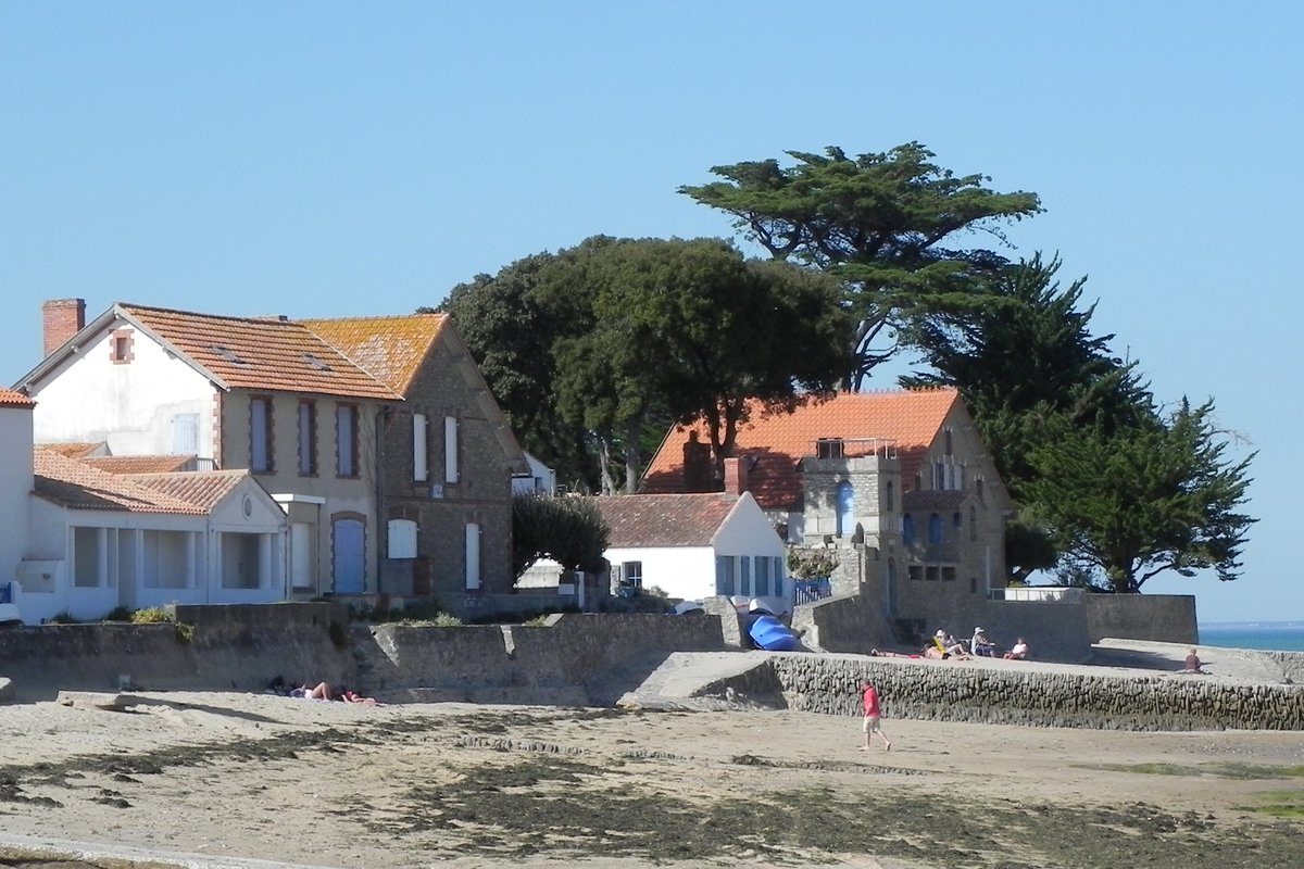 Am  Plage du Mardi Gras  an der Nordspitze der franzsischen Atlantikinsel Noirmoutier, am 20.09.2019.