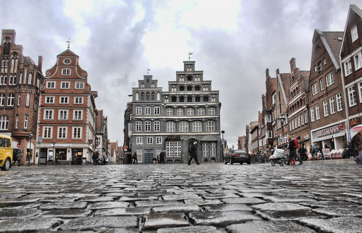 Am Sande in Lneburg. 30. Januar 2016.