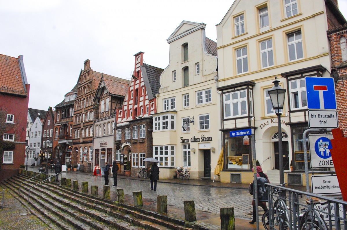 Am Stirnmarkt in Lneburg. 30. Januar 2016.