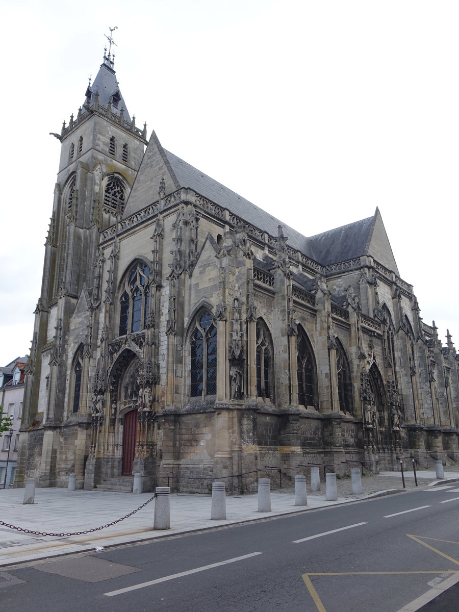 Amiens, St. Germain Kirche, erbaut von 1455 bis 1490 (15.05.2016)