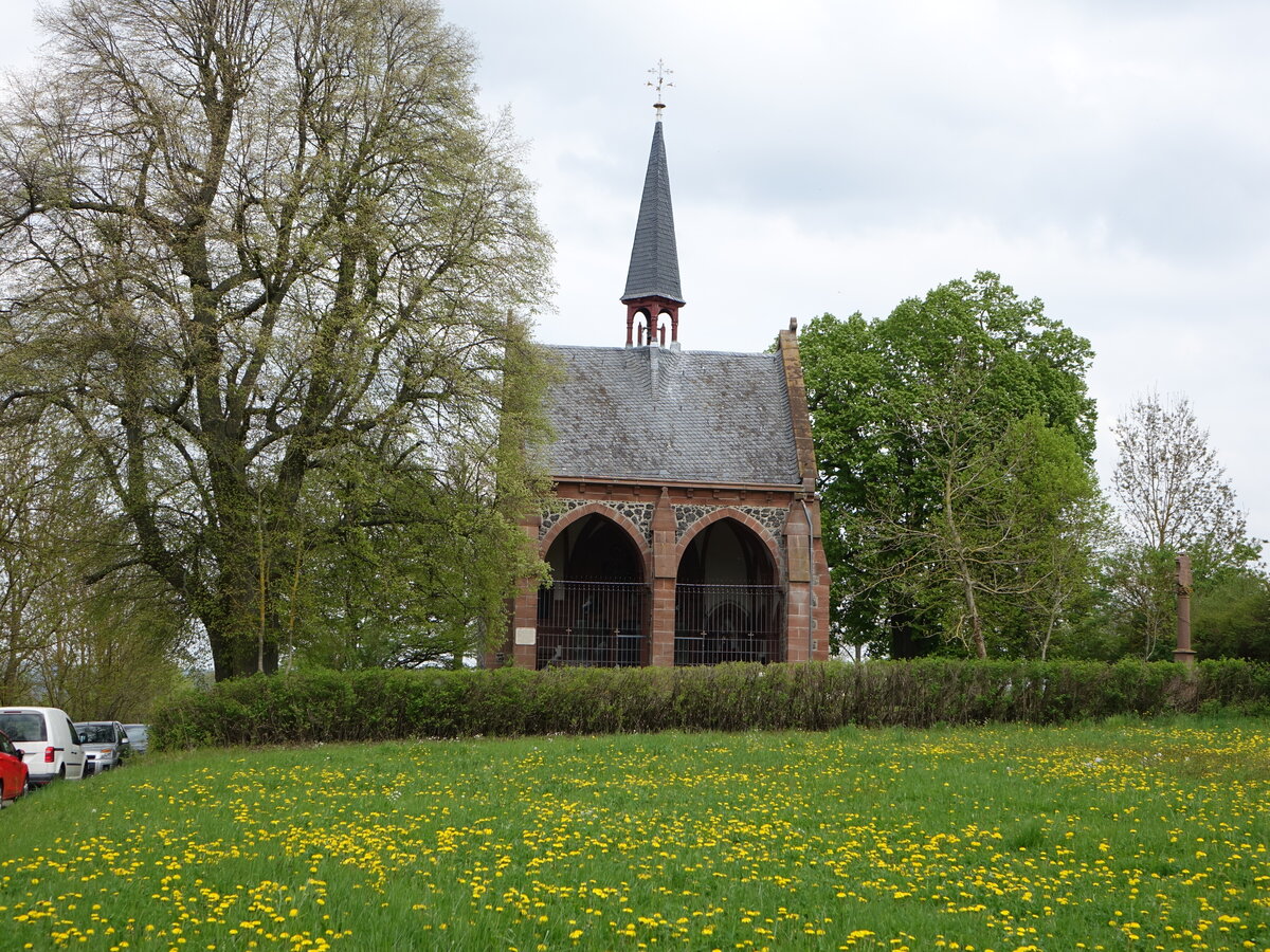 Amneburg, evangelische Magdalenenkapelle, erbaut 1343 (01.05.2022)