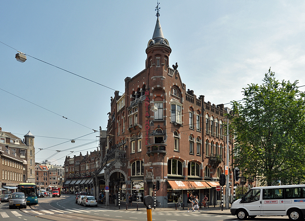 Amsterdam -  Nadia-Hotel  an der Raadhuisstraat und Keizersgracht - 23.07.2013