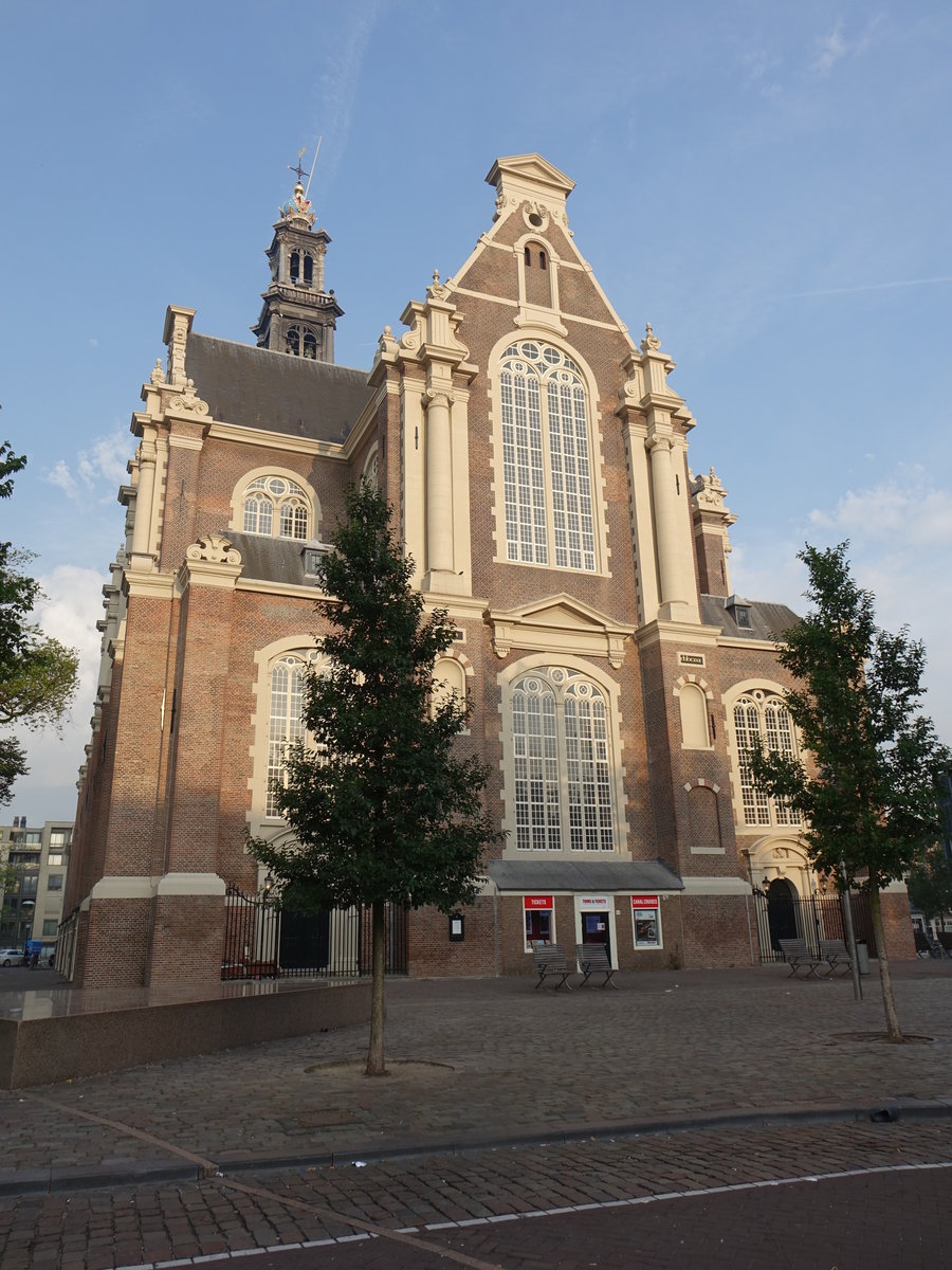 Amsterdam, Westerkerk am Westermarkt, erbaut von 1620 bis 1638 durch Hendrick de Keysers (28.08.2016)