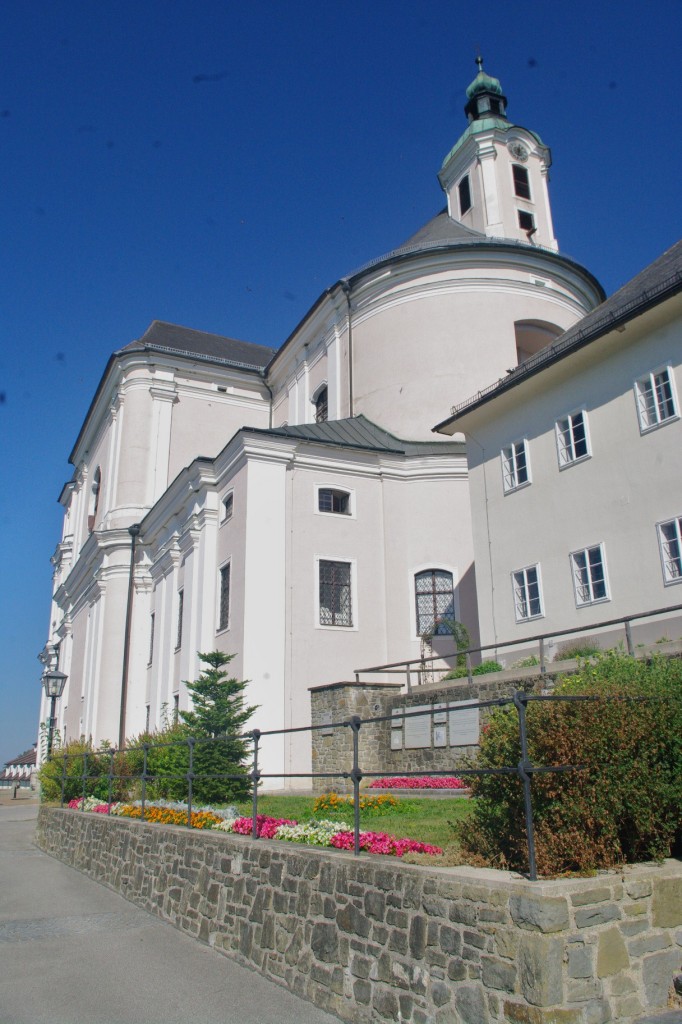 Amstetten, Wallfahrtskirche Sonntagberg, erbaut von 1706 bis 1732 durch Jakob 
Prandtauer und Joseph Munggenast (17.08.2013)