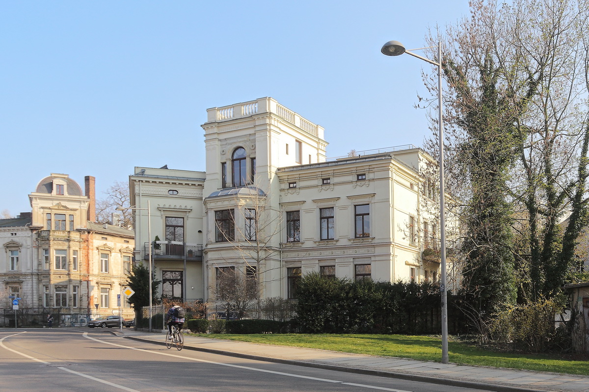 An der Emil Fuchs Strae in Leipzig dsie Villa Ackermann am 24. Mrz 2022. 